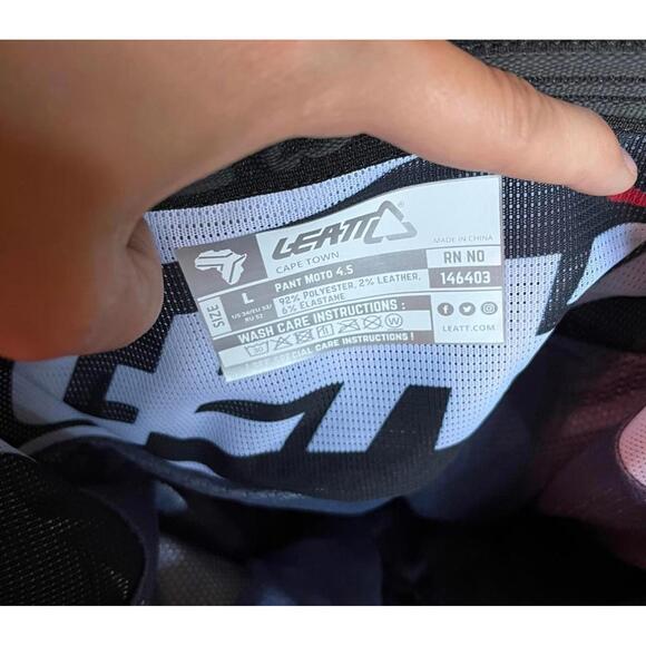 Leatt 4.5 V22 Camo Dirt Bike L 34 MX SXS ATV Off-Road Pants - Picture 5 of 5